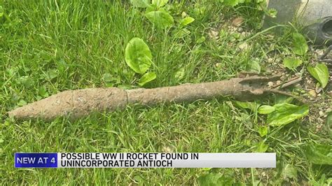 Homeowner finds possible World War II rocket while doing yard work in Lake County